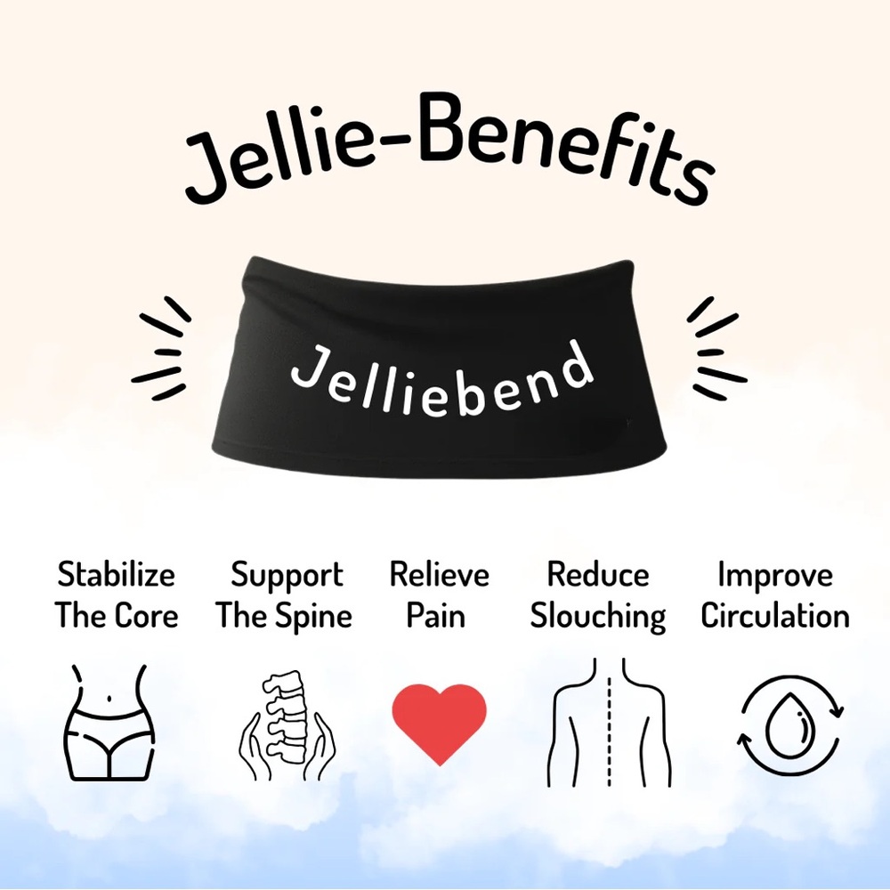 NWOT Jellieband in Black Crushed Velvet - Picture 3 of 4